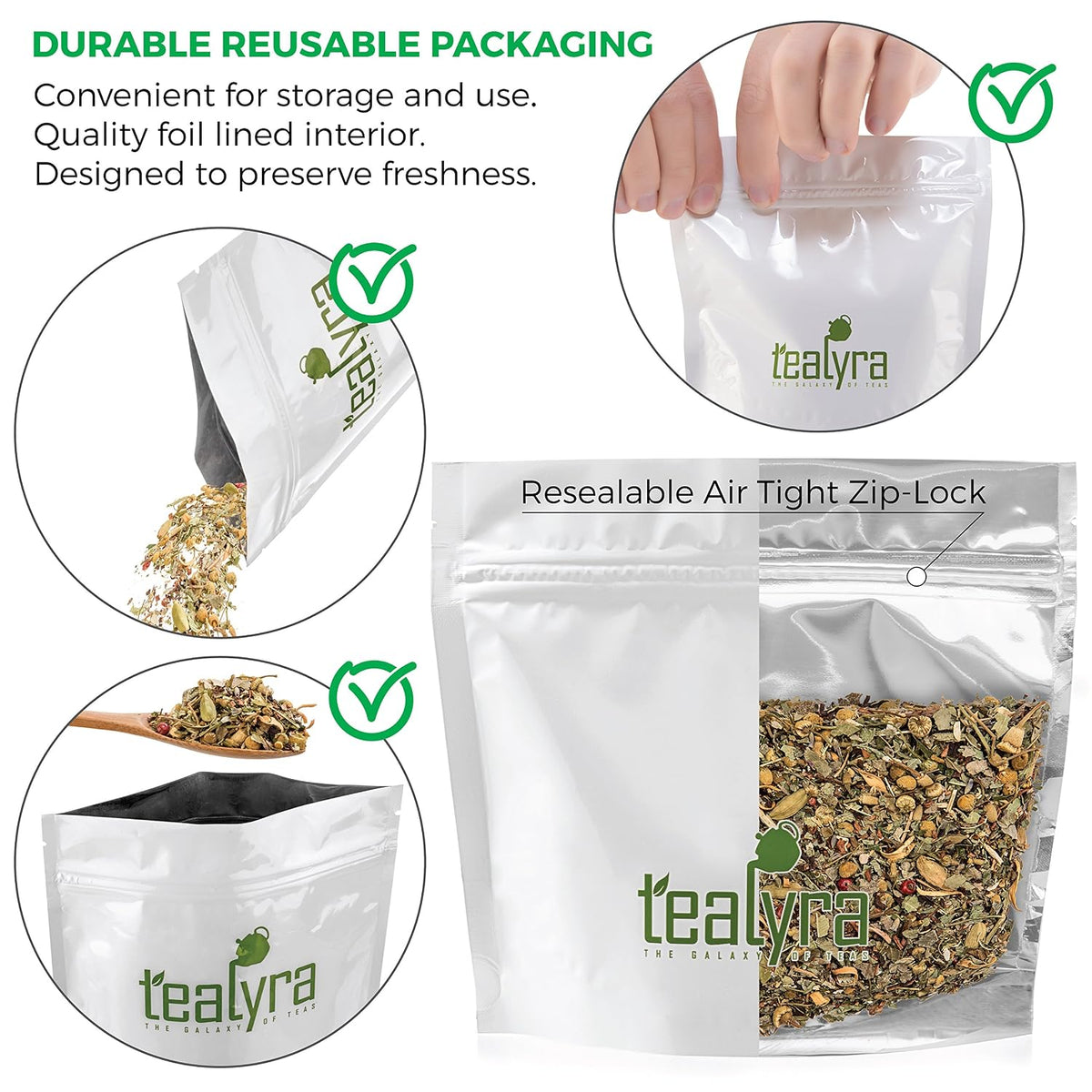 Tealyra | Tranquil Dream Loose Leaf Herbal Tea, 110g (4 oz)