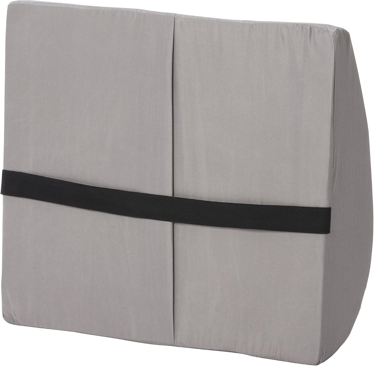 DMI Lumbar Support Pillow for Chair to Assist with Back Support with Removable Washable Cover and Firm Insert to Ease Lower Back Pain while Improving Posture, 14 x 13 x 5, Contoured Foam, Elite, Gray