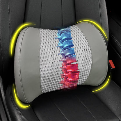 Lofty Aim Lumbar Support Pillow for Car, Car Seat Back Support for Driving | Memory Foam Car Lumbar Support for Driving Seat, Car Back Cushion, Adjustable Straps, Lower Back Pillow, Office Chairs, Black