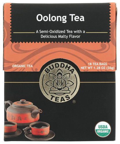 Buddha Teas Organic Oolong Tea - Herbal Tea, Microplastic & Caffeine Free