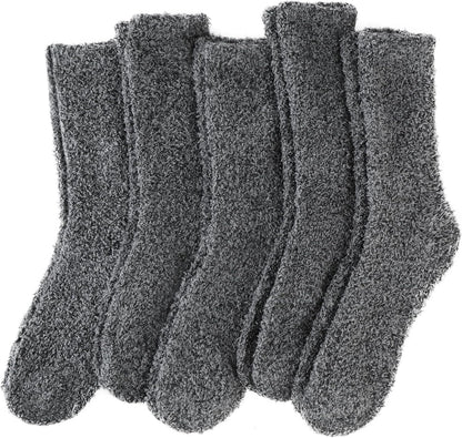EBMORE Womens Fuzzy Socks Slipper Fluffy Cozy Comfy Cabin Plush Warm Winter Sleep Home Soft Socks