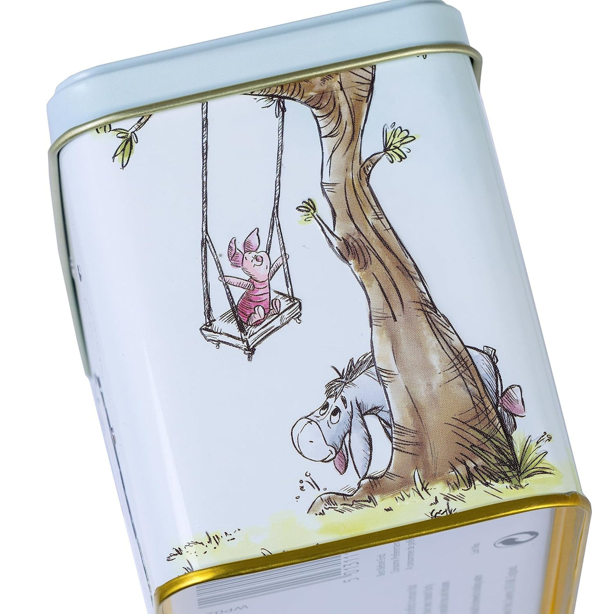 New English Teas Winnie the Pooh Tea Caddy with 40 English Breakfast Teabags, Tigger, Piglet & Eeyore