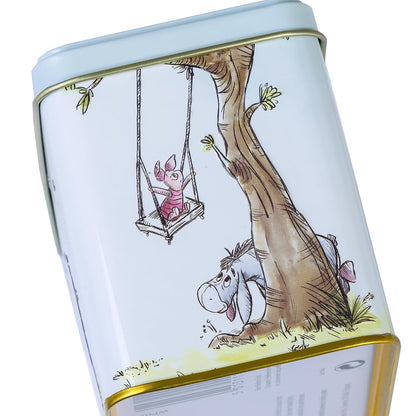 New English Teas Winnie the Pooh Tea Caddy with 40 English Breakfast Teabags, Tigger, Piglet & Eeyore