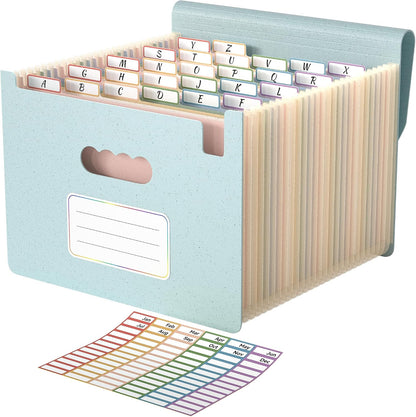 ABC life 26 Pockets Accordion File Organizer, Expanding File Folders