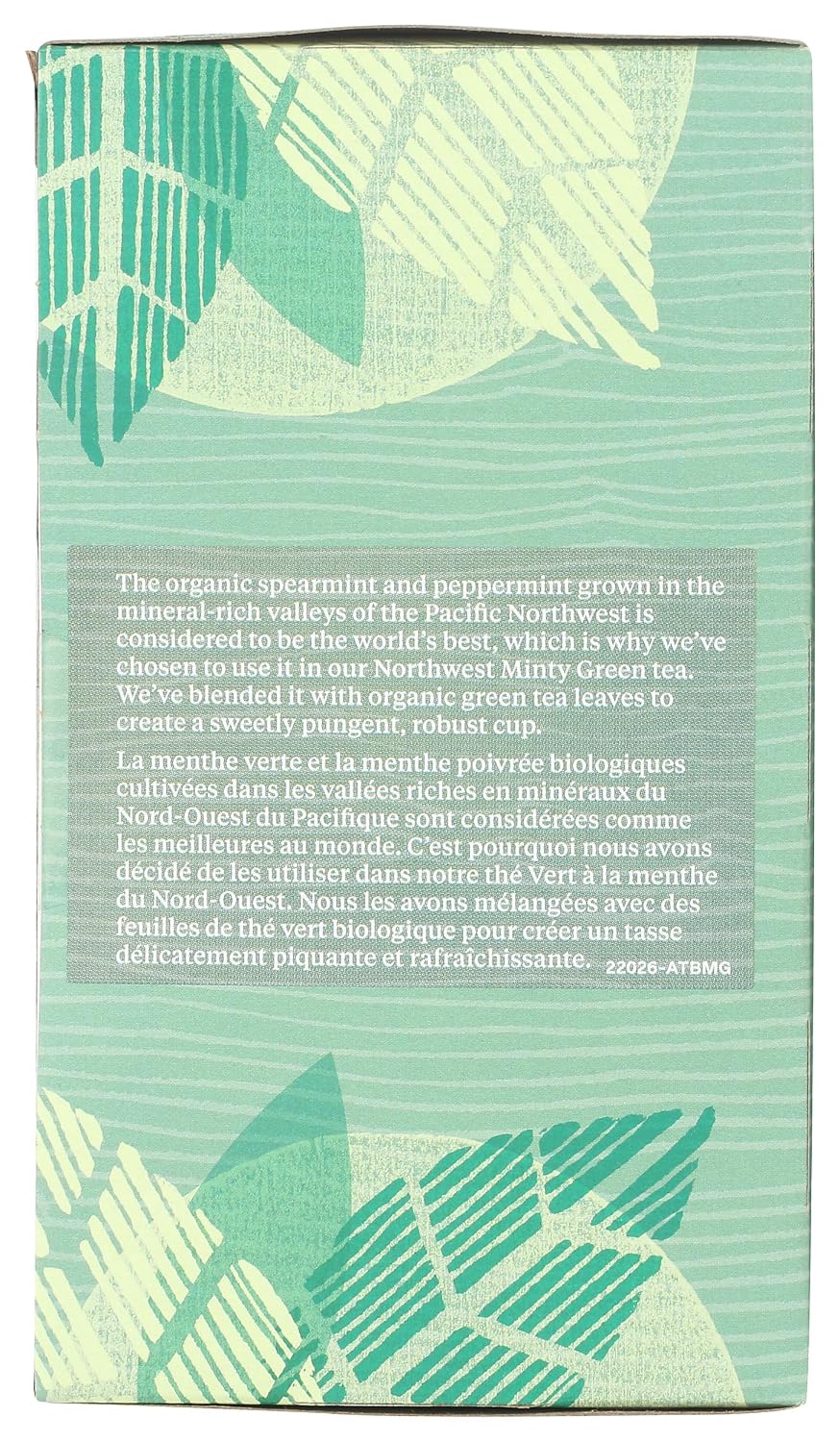 Allegro Tea, Organic Northwest Minty Green Tea Bags, 20 ct