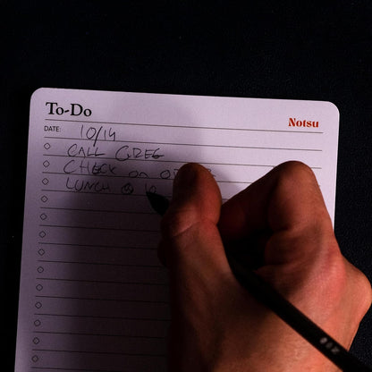 Notsu To Do List Small Desk Notepad 2 Pack 3.9" x 6.3"