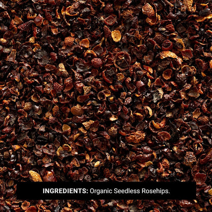 Frontier Co-op Organic Seedless Rosehips, Cut and Sifted, Natural Dried Rose Hips for Rosehip Tea Organic, Powder, Oil, Kosher | 16 Ounce (Pack of 1)
