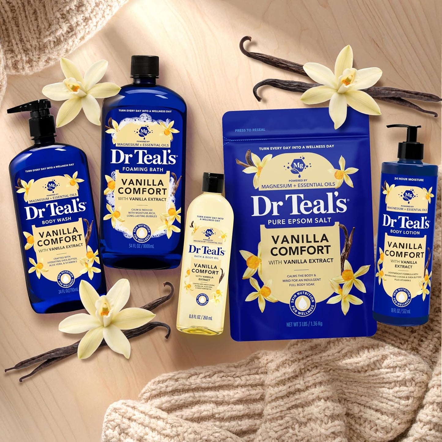 Dr Teal's Epsom Salt Magnesium Soak, Limited Edition Hawaiian Bliss, 3 lbs