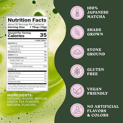 Harmony Premium Japanese Lavender Matcha Tea, 10 Sticks