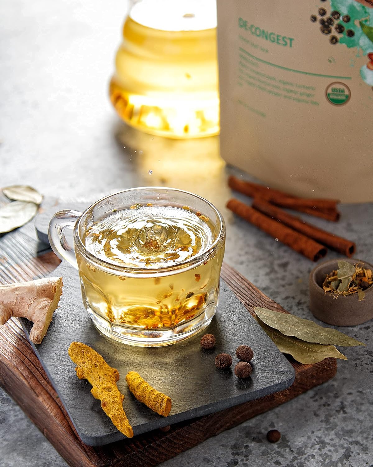 Gardenika Organic Loose Leaf Tea Sampler – 8 Pack, 1 LB – Herbal and Naturally Caffeine-Free Set - Ayurvedic Assortment Blend