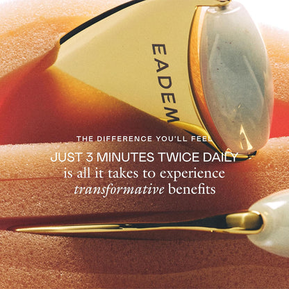 EADEM The Chisel, Gua Sha & Jade Facial Sculptor, Gua Sha Facial Tools for Your Skin Care Routine, GuaSha Tool for Face, Jade Roller for Face, Luxury Jawline Sculptor