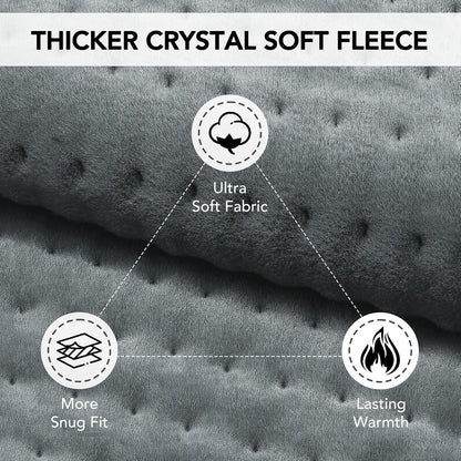 Extra Large Heating Pad for Back Pain Relief - 33"x17"Electric Heating Pad