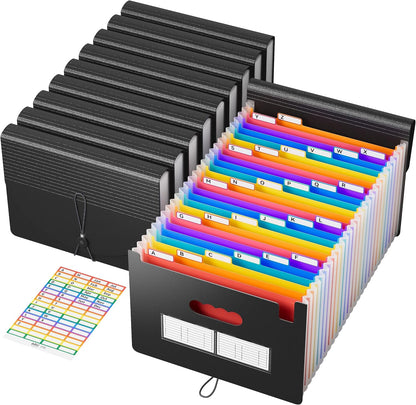 ABC life 26 Pockets Accordion File Organizer, Expanding File Folders