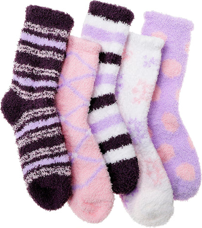 EBMORE Womens Fuzzy Socks Slipper Fluffy Cozy Comfy Cabin Plush Warm Winter Sleep Home Soft Socks