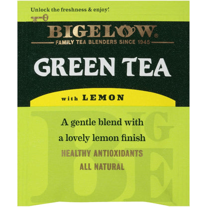 Bigelow Tea Green Tea with Mint, Caffeinated Tea with Green Tea and Peppermint, 20 Count (Pack of 6), 120 Total Tea Bags