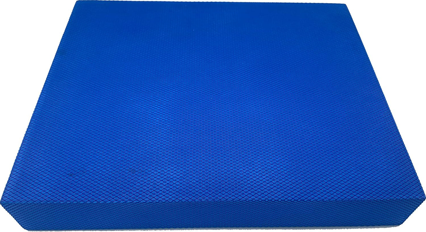 Large (15.5" x 13.5" x 2.3") Balance Pad, Made from Closed Cell Foam (Blue, Large)