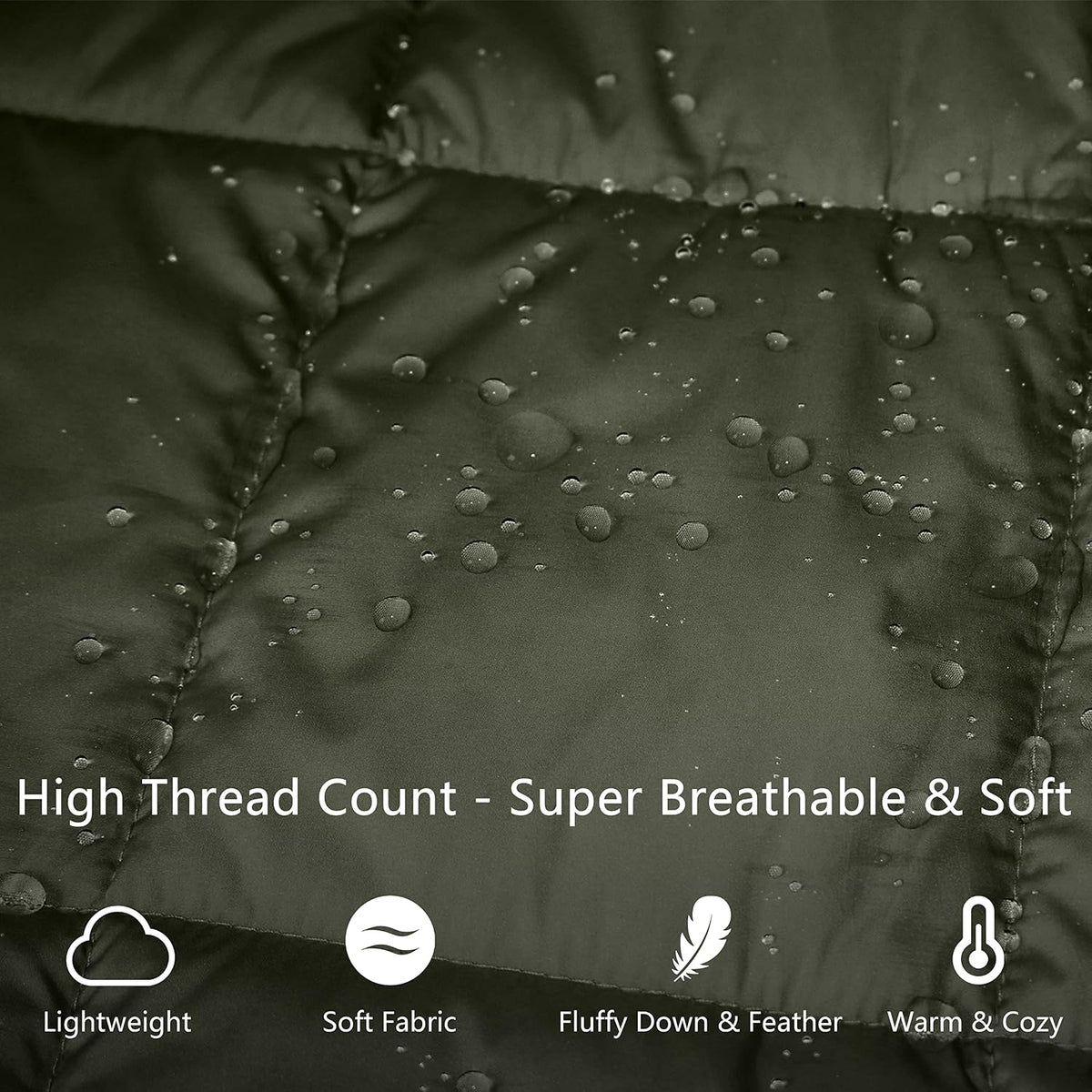 Mini Camping Blanket Lightweight Puffy Camp Blanket