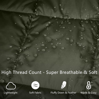 Mini Camping Blanket Lightweight Puffy Camp Blanket