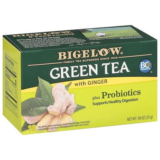 Bigelow Tea Green Tea with Mint, Caffeinated Tea with Green Tea and Peppermint, 20 Count (Pack of 6), 120 Total Tea Bags