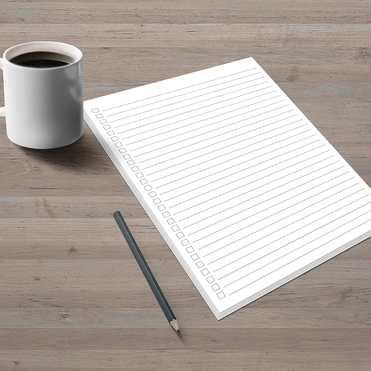 321Done Checklist Notepad, 5.5x8.5 Inches, 50 Sheets, To Do List