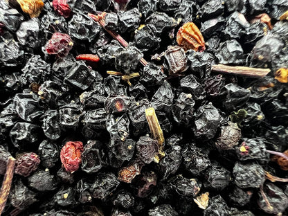 U.S. Wellness Naturals Elderberries – 1lb (Real Wild Harvest) | 100% USDA Certified Organic | Bulk Black Dried Elderberry | for Making Elder Syrup, Gummies, Tea - Raw Vegan Sambucus Nigra