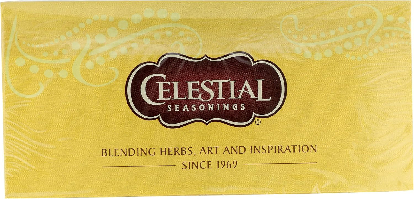 Celestial Seasonings 100% Natural Lemon Zinger Herbal Tea 20 ct
