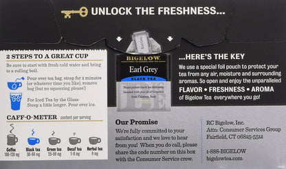 Bigelow Tea Black Tea 6 Flavor Variety Pack, Caffeinated Tea with Mint, Lemon, Constant Comment, English Teatime, Earl Grey, and Vanilla Chai, 20 Count Box (Pack of 6), 120 Total Tea Bags