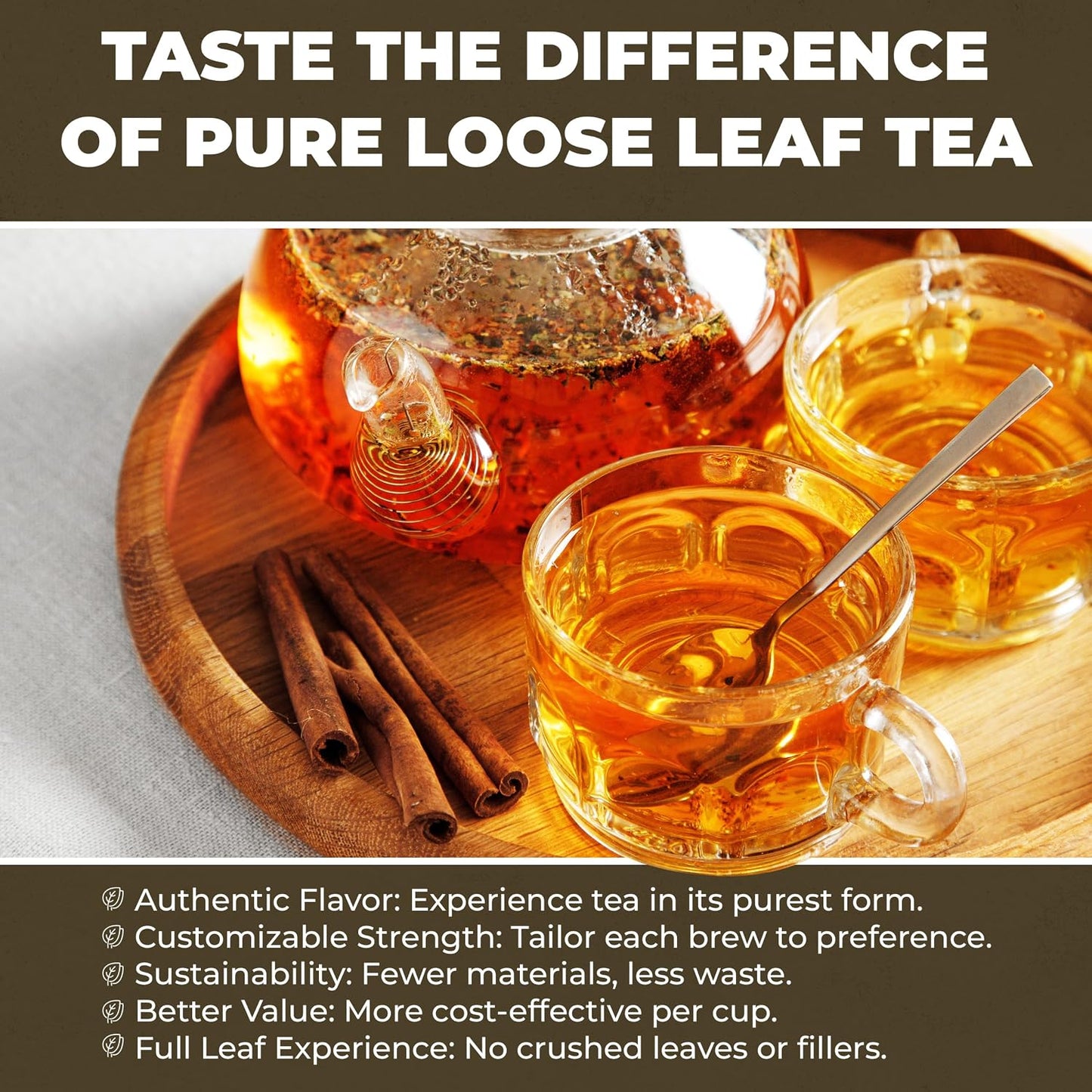 Gardenika Organic Loose Leaf Tea Sampler – 8 Pack, 1 LB – Herbal and Naturally Caffeine-Free Set - Ayurvedic Assortment Blend