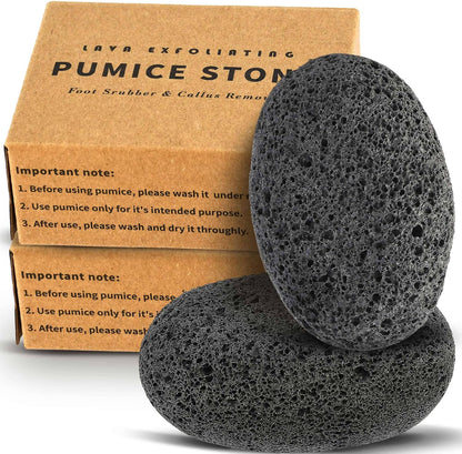 Maryton Foot Pumice Stone for Feet Hard Skin Callus Remover and Scrubber (Pack of 4) (Blue)