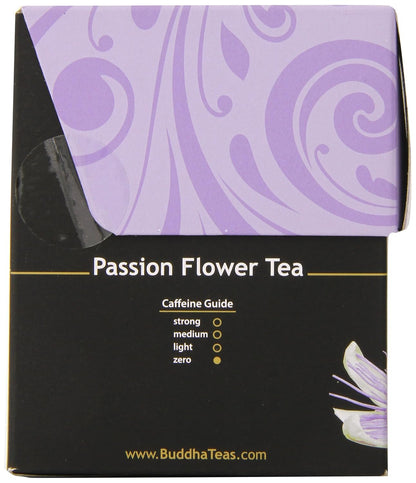 Buddha Teas Passion Flower Tea, 18 Count (Pack of 6)