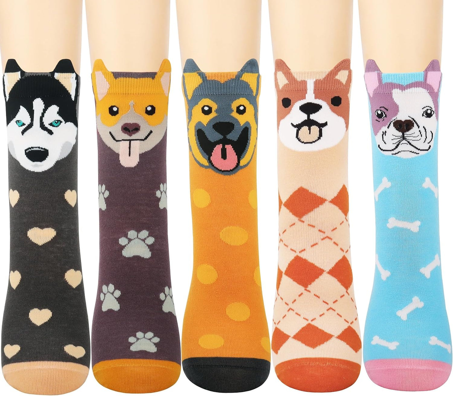 Jeasona Cute Cat Gifts for Women Animal Cat Socks Wife Mom Girlfriend Daughter