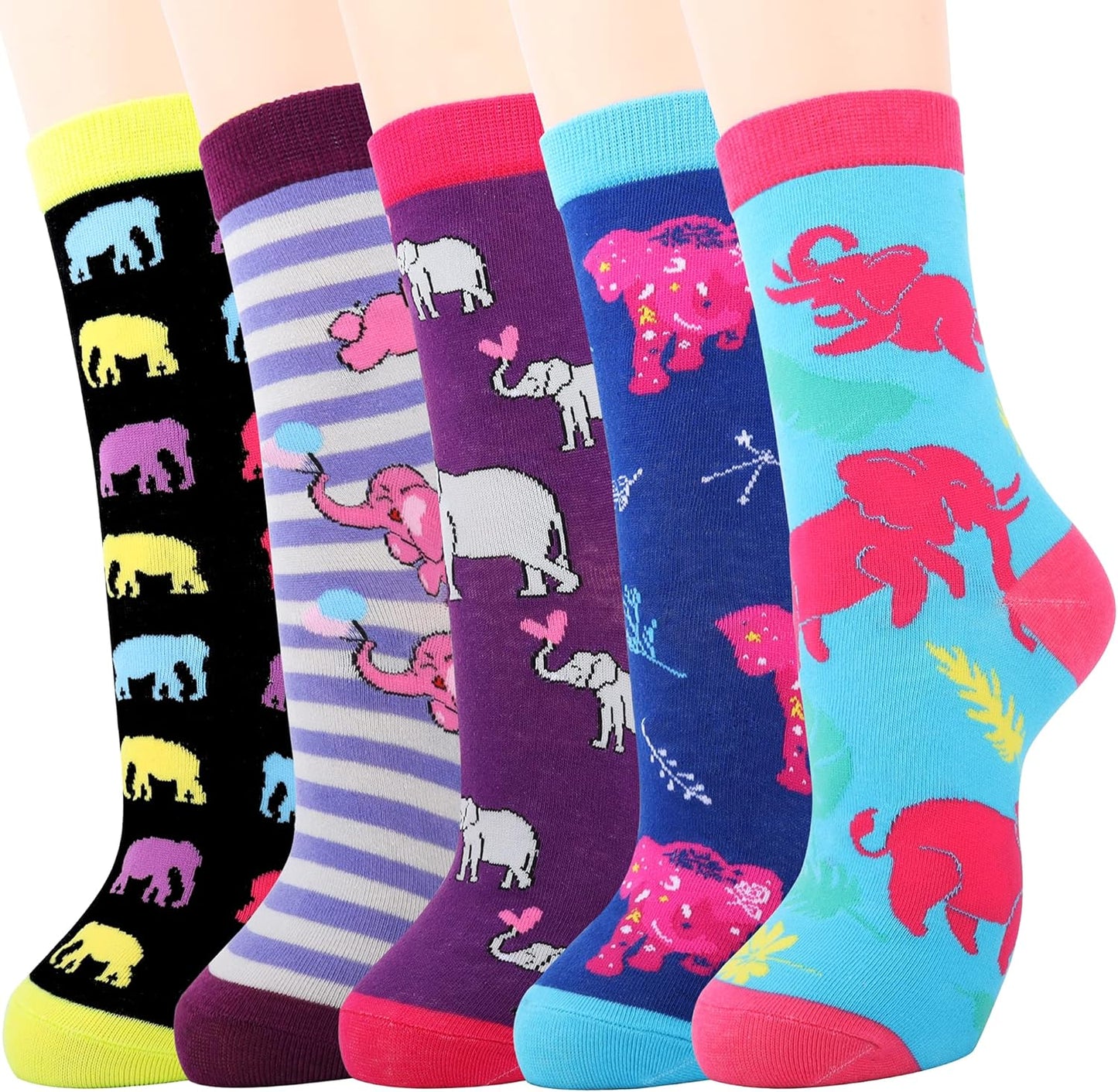 Jeasona Cute Cat Gifts for Women Animal Cat Socks Wife Mom Girlfriend Daughter