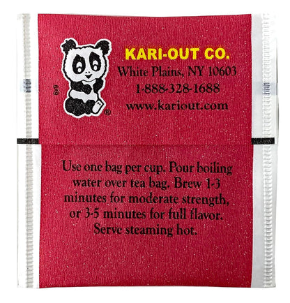 Crait Kari Out Chinese Restaurant Tea Individually Wrapped Oolong Tea Bags, Chinese Tea Bags, Pack of 45