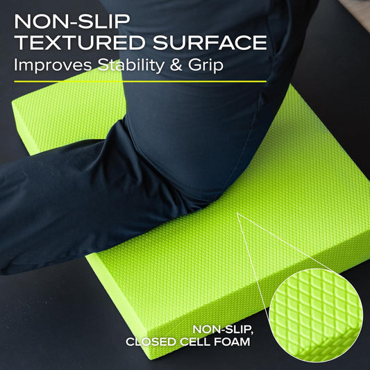 Foam Balance Pad | Exercise Pad for Physical Therapy, Yoga, Dancing, Balance Training, Pilates, and Fitness | 15.75" x 13" x 2.375" thick