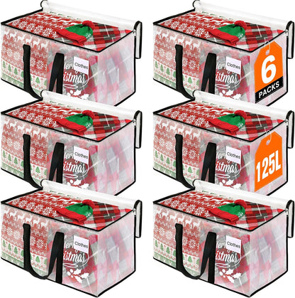 RoomHacks Moving Bags, Heavy Duty Large Storage Bags, 88L, Clear