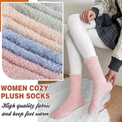 EBMORE Womens Fuzzy Socks Slipper Fluffy Cozy Comfy Cabin Plush Warm Winter Sleep Home Soft Socks
