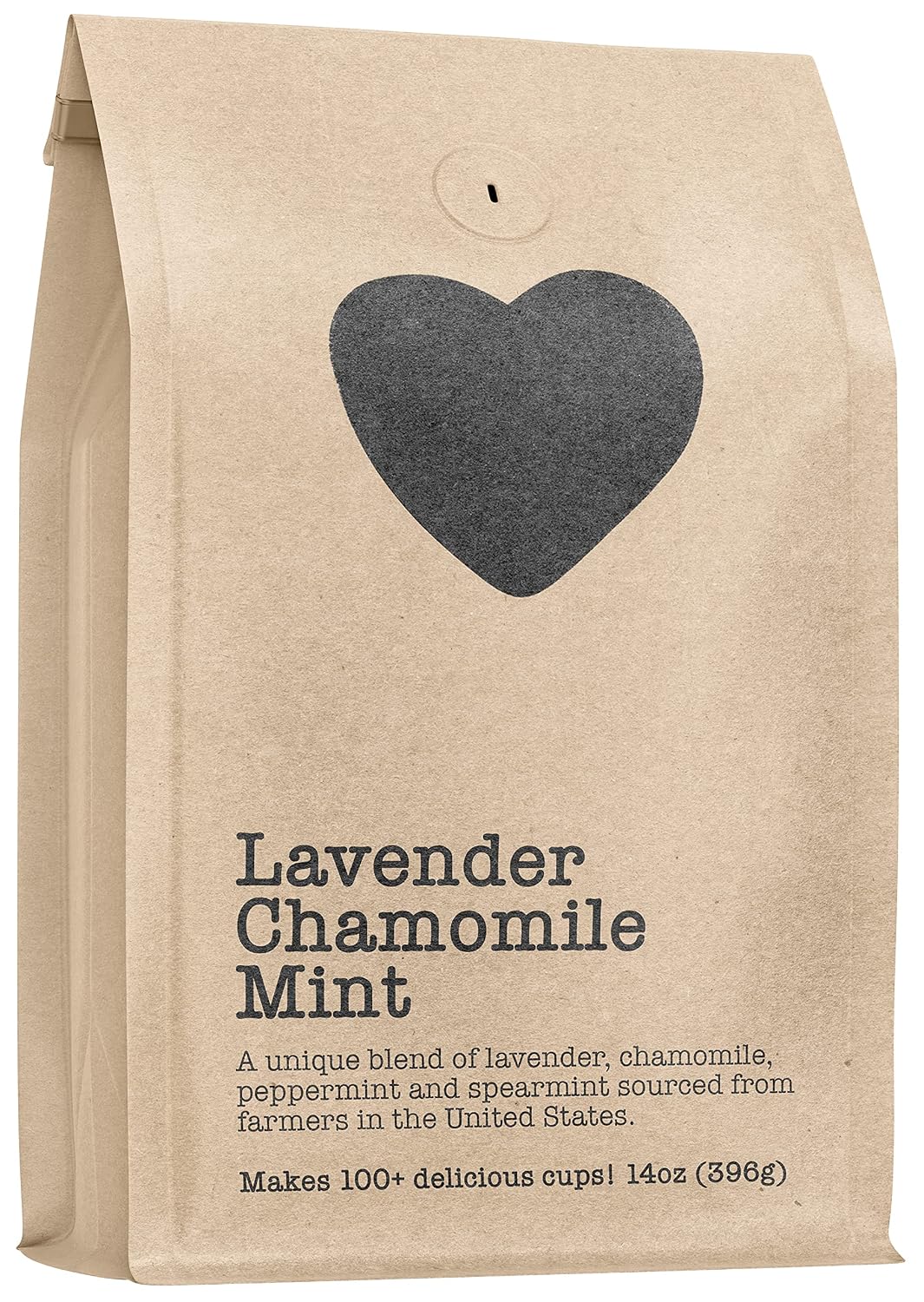 Lavender Chamomile Mint, 15-20 Servings, Eco-Conscious Zip Pouch, Caffeine Free, Pure Loose Leaf Tea Grown in America, 1.00 Ounce (Small)