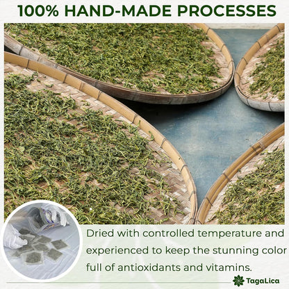 Tagalica, Premium 135 Dandelion Root Tea Bags, 100% Natural & Pure from Dandelion Root, Eco-Conscious Tea Bags, Herbal Tea. No Sugar, No Caffeine, No Gluten, Vegan