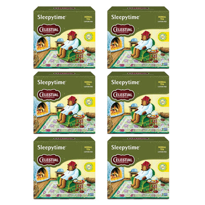 Celestial Seasonings Sleepytime Herbal Tea, Variety Pack - Caffeine Free Sleep Tea, 20 Tea Bags Per Box (Pack of 6)