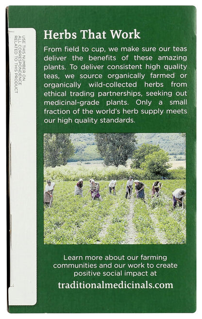 Traditional Medicinals Tea, Organic Licorice Root, Soothes the Digestive Tract & Promotes Respiratory Health - Kosher, Non-GMO, Caffeine-Free - 16 Tea Bags