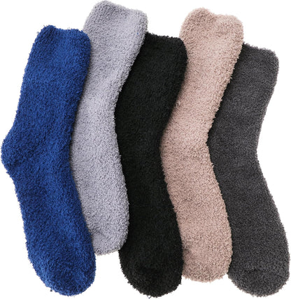EBMORE Womens Fuzzy Socks Slipper Fluffy Cozy Comfy Cabin Plush Warm Winter Sleep Home Soft Socks