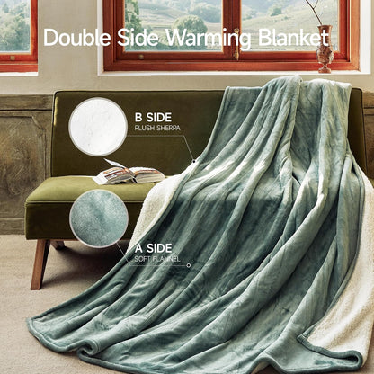 GOTCOZY Heated Throw Blanket, 50''X60'' - Soft Silky Plush Electric Blanket with 4 Heating Levels & 3 Hour Auto Off, ETL Certified, Machine Washable (Grey)