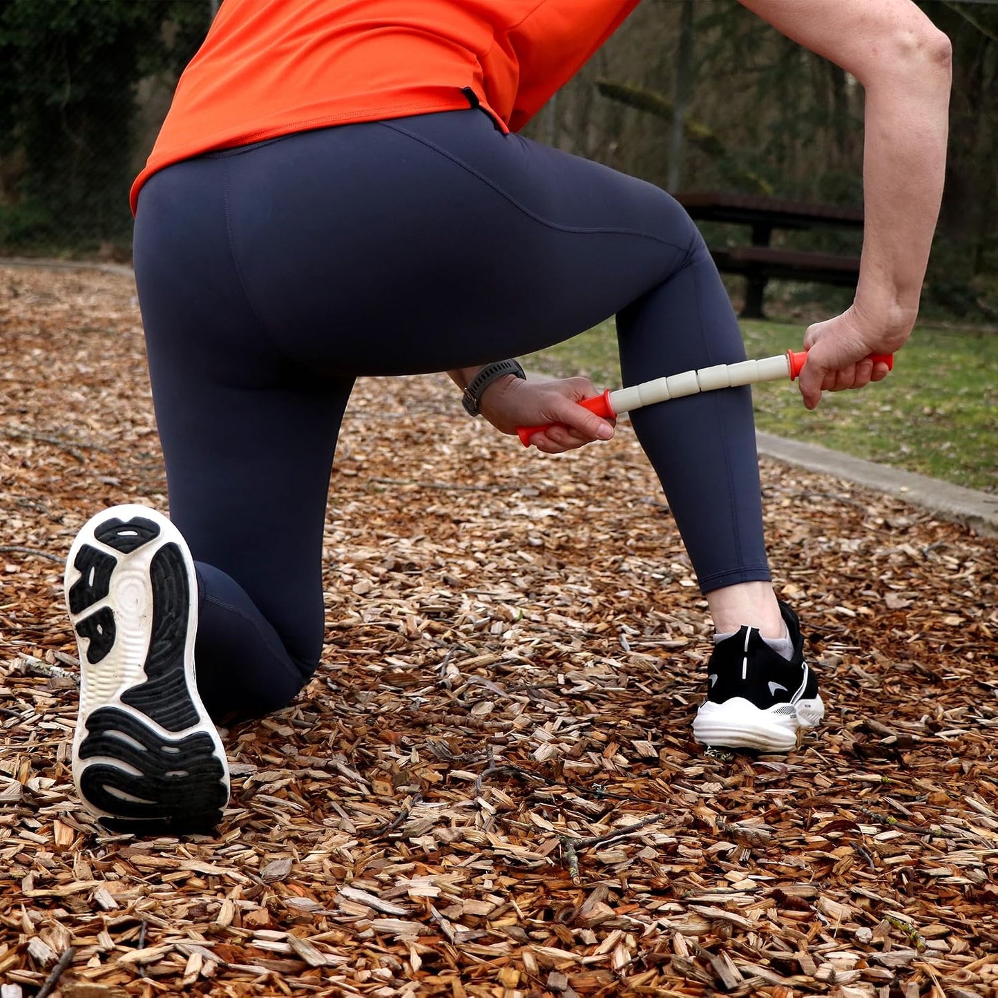 Tiger Tail The Stick - Bendy 15” Flexible Muscle Roller Stick for Myofascial Release & Trigger Points - Bendable Deep Tissue Massager for Legs, Back, Shoulders - Relieve Soreness & Improve Recovery