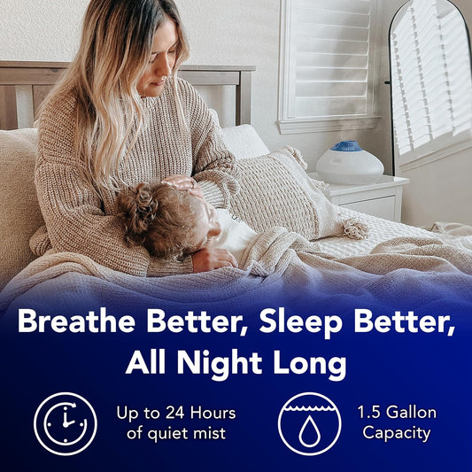 Vicks Warm Steam Vaporizer & Humidifier for Small and Medium Rooms