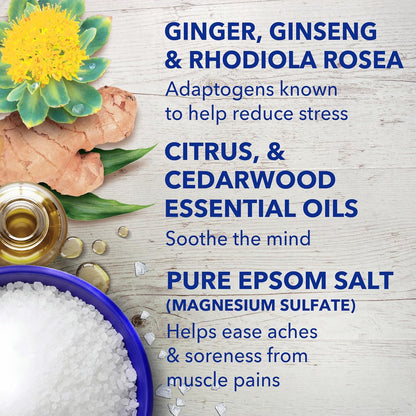 Dr Teal's Epsom Salt Magnesium Soak, Stress Relief with Essential Oils, 3 lbs