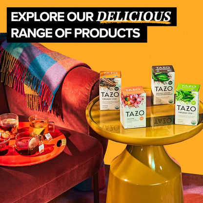 TAZO Tea Bags, Regenerative Organic: Chai Black Tea, Awake English Breakfast Black Tea, & Earl Grey Tea 16 CT (1ea) (Variety Pack)