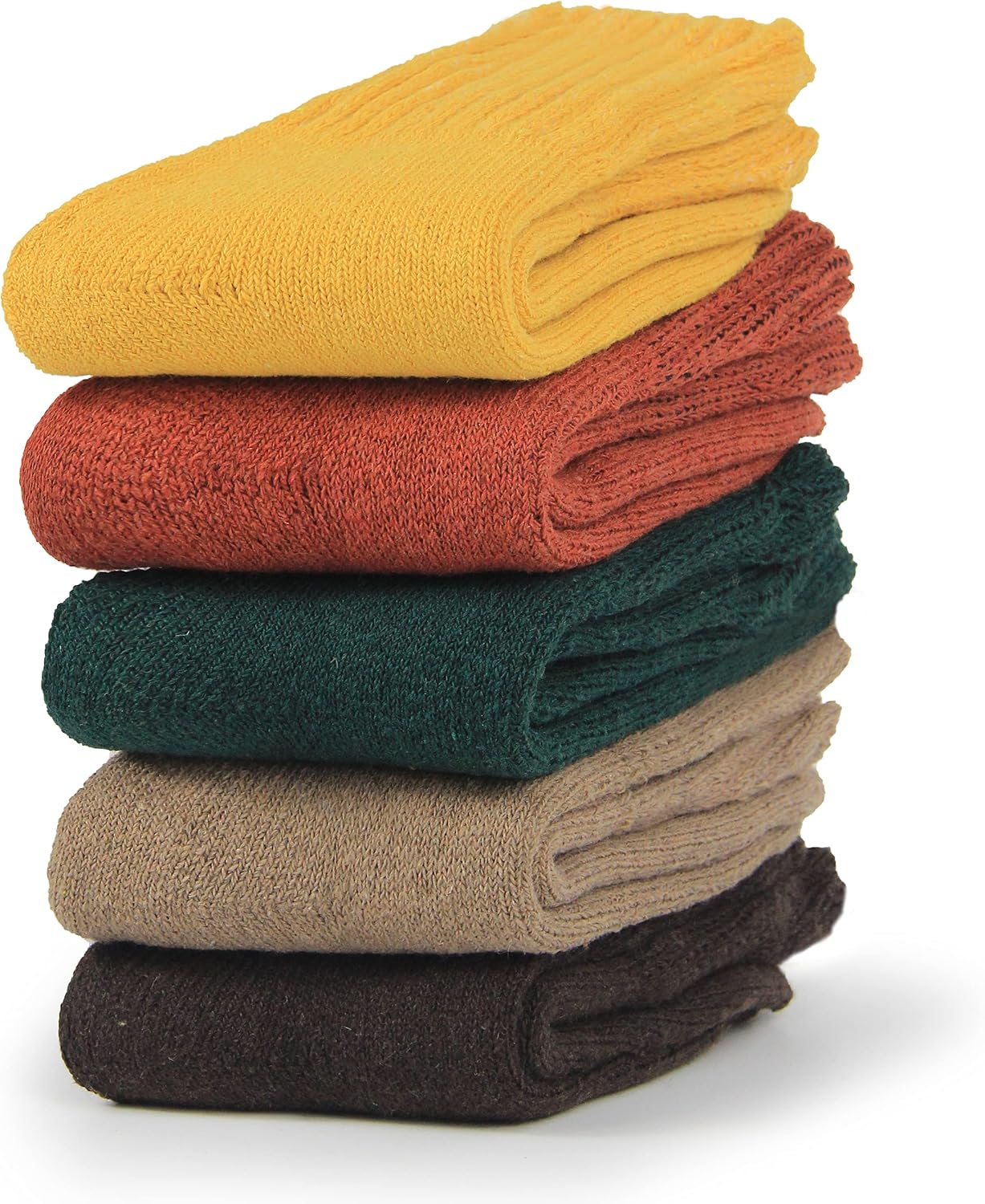 BenSorts Women's Winter Boots Socks Thick Warm Cozy Crew Socks Solid Color Gifts