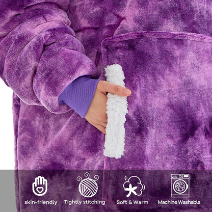 yescool Wearable Blanket Hoodie as Christmas Birthday Gifts for Women Mom - Colors B