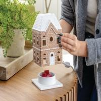 Candle Warmers ETC. Illumination Fragrance Warmer- Light-Up Warmer for Warming Scented Candle Wax Melts and Tarts or to Freshen Room, White Harmony