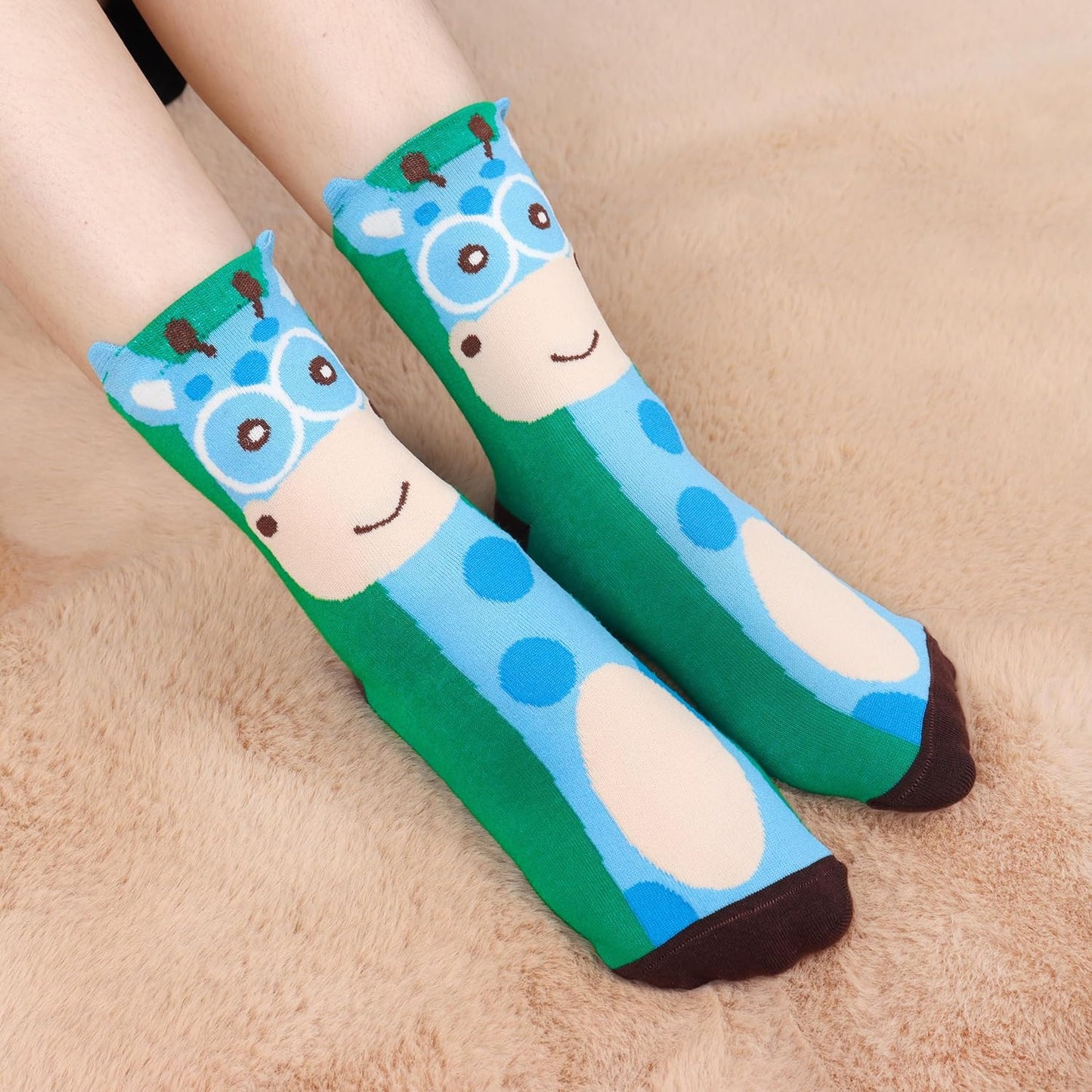 Jeasona Cute Cat Gifts for Women Animal Cat Socks Wife Mom Girlfriend Daughter